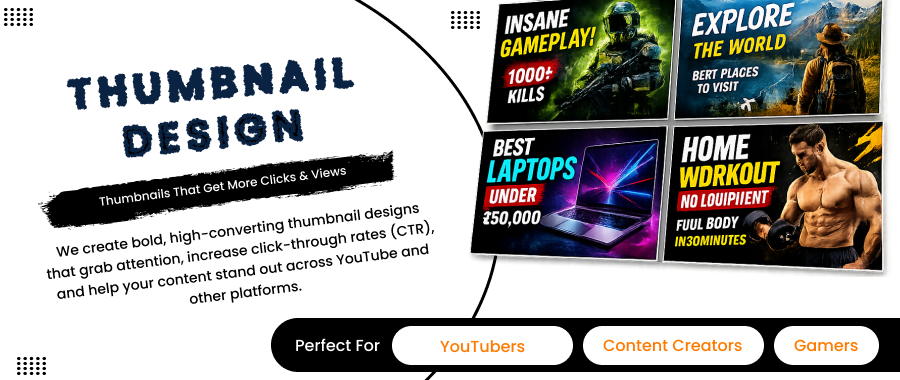 Video Thumbnail design example by a DesignX graphic designer