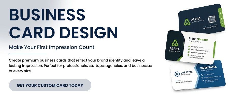 Business Card Design design example by a DesignX graphic designer